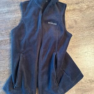 Columbia Black Fleece Vest - Soft Shell Layer